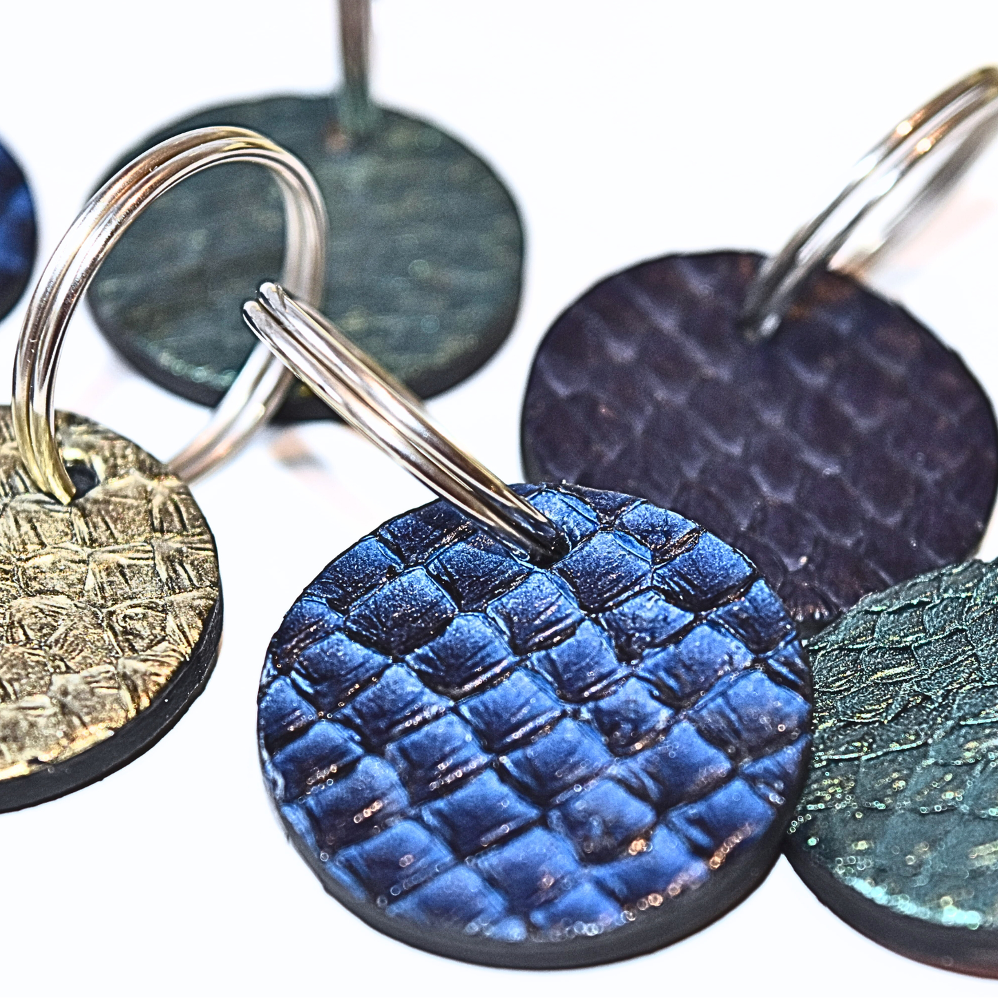 Porte Clés en cuir de poisson - Couleur aléatoire - Made in France